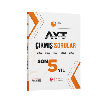 Sonuç Yayınları AYT Son 5 Yıl Çıkmış Sorular