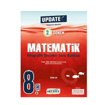 Okyanus Yayınları 8. Sınıf 2. Dönem Matematik Update İnfografik Soru Bankası Uğur Ak