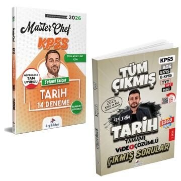 Dizgi Kitap 2026 Tarih Tüm Sınavlar Tamamı Video Çözümlü Çıkmış Sorular ve Kpss Tarih Tamamı Çözümlü 14 Deneme Seti