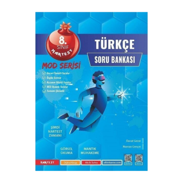 Nartest Yayınları 8. Sınıf Mod Serisi Türkçe Soru Bankası