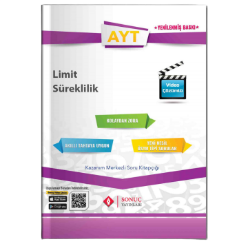 Sonuç Yayınları AYT Limit ve Süreklilik Soru Kitapçığı