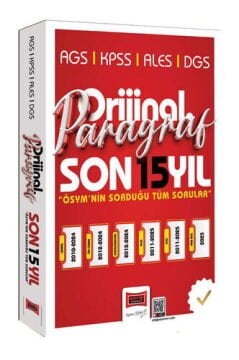 2026 KPSS AGS ALES DGS Orijinal Paragraf 15 Yıl Çıkmış Sorular Yargı Yayınları