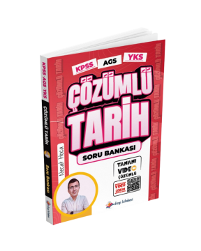 Dizgi Kitap KPSS 2026 MEB-AGS YKS E-KPSS Tamamı Video Çözümlü Tarih Soru Bankası - Necat Hoca