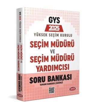Data Yayınları 2025 GYS Yüksek Seçim Kurulu (YSK) Seçim  Müdürü Soru Bankası