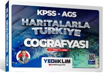 2026 KPSS AGS Haritalarla Türkiye Coğrafyası Hem Konu Hem Soru -Hakan Bileyen Yediiklim Yayınları