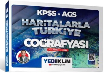 Yediiklim Yayınları 2026 KPSS AGS Haritalarla Türkiye Coğrafyası Hem Konu Hem Soru -Hakan Bileyen