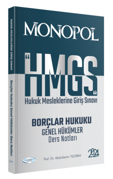 2024 Hmgs Borçlar Hukuku Genel Hükümler Ders Notları