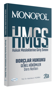 2024 Hmgs Borçlar Hukuku Genel Hükümler Ders Notları