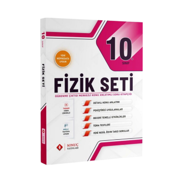 Sonuç Yayınları 10. Sınıf Fizik Soru Bankası Modüler Set