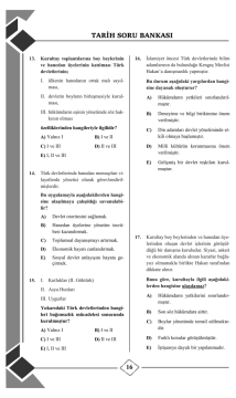 Ahkam Hakimlik Tarih Soru Bankası 2024