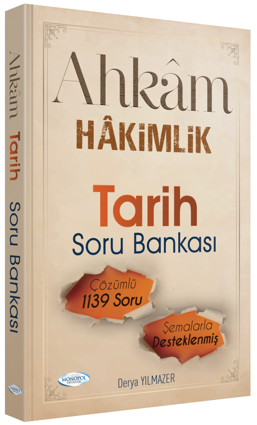 Ahkam Hakimlik Tarih Soru Bankası 2024
