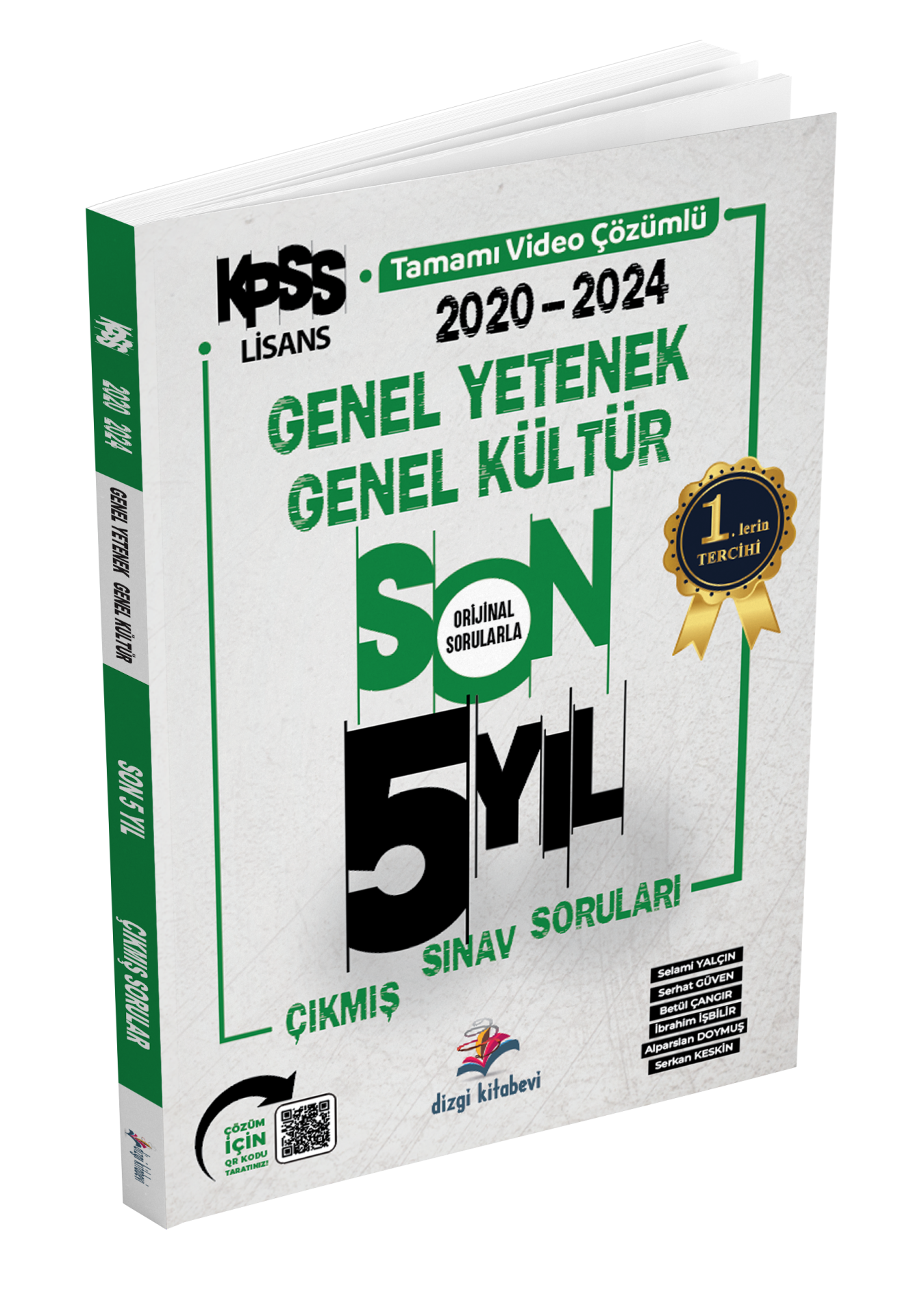 Dizgi Kitap 2025 KPSS Genel Yetenek Genel Kültür Son 5 Yıl Video Çözümlü Çıkmış Sorular