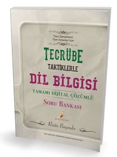 Tecrübe Taktiklerle Dil Bilgisi Tamamı Çözümlü Soru Bankası