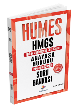 Dizgi Kitap 2025 Humes HMGS Anayasa Hukuku Tamamı Çözümlü Soru Bankası