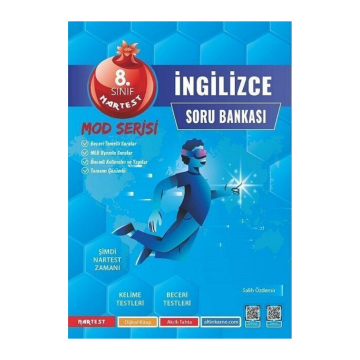 Nartest Yayınları 8. Sınıf Mod Serisi İngilizce Soru Bankası