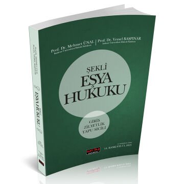 Savaş Yayınları Şekli Eşya Hukuku