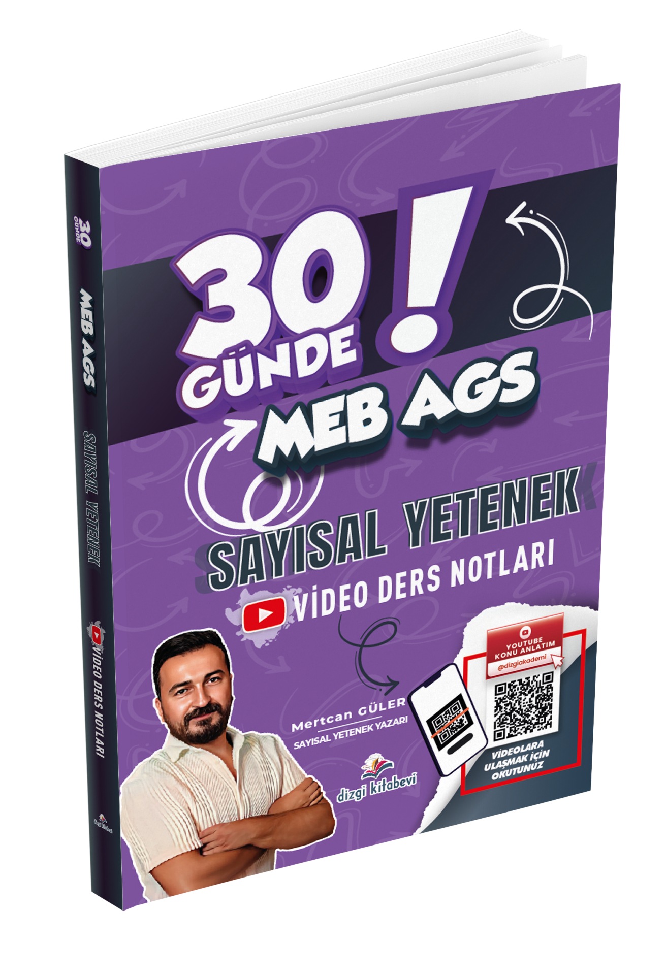 Dizgi Kitap 2026 MEB AGS 30 Günde Sayısal Yetenek Video Ders Notları Mertcan Güler