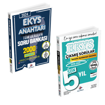 Dizgi Kitap 2024 MEB EKYS Tüm Dersler Soru Bankası/2000 Soru ve Tamamı Çözümlü Son 5 Yıl Çıkmış Sorular Seti