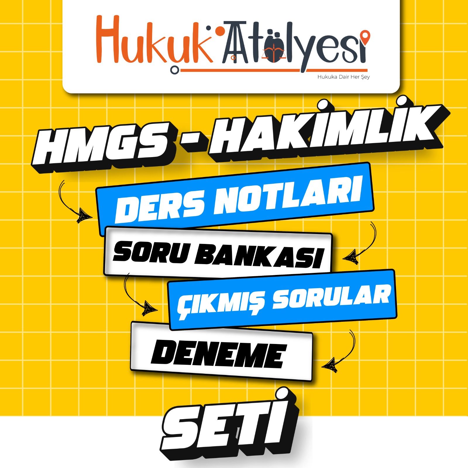 Hukuk Atölyesi Hakimlik Hmgs Tüm Eğitim Seti