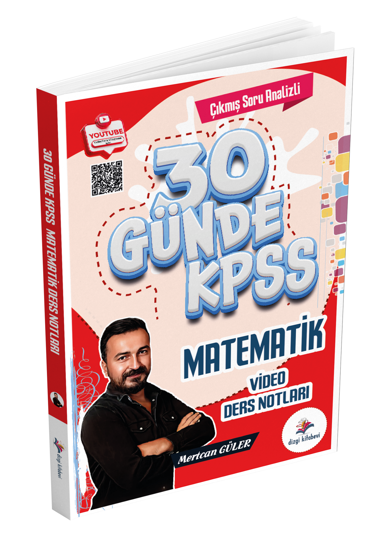 Dizgi Kitap 2026 KPSS 30 Günde Matematik Çıkmış Soru Analizli Video Ders Notları Mertcan Güler