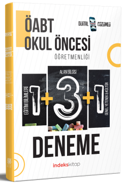 İndeks Kitap 2022 ÖABT Okul Öncesi Öğretmenliği 5 Deneme Dijital Çözümlü İndeks Kitap