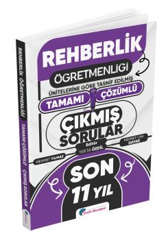 Özdil Akademi MEB-AGS ÖABT Psikolojik Danışmanlık ve Rehberlik Son 11 Yıl Tamamı Çözümlü Çıkmış Sorular