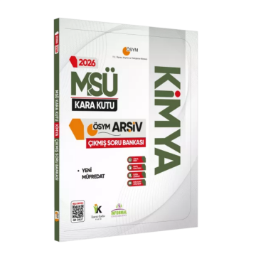 2026 MSÜ KİMYA’nın Kara Kutusu ÖSYM Çıkmış Soru Havuzu Bankası Konu Özetli Dijital Çözümlü İnformal Yayınları