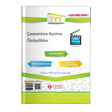 Sonuç Yayınları TYT Çarpanlara Ayırma Özdeşlikler Soru Bankası