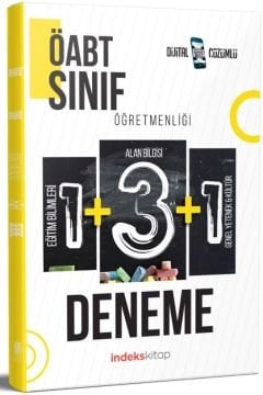 İndeks Kitap 2022 ÖABT Sınıf Öğretmenliği 5 Deneme Dijital Çözümlü İndeks Kitap