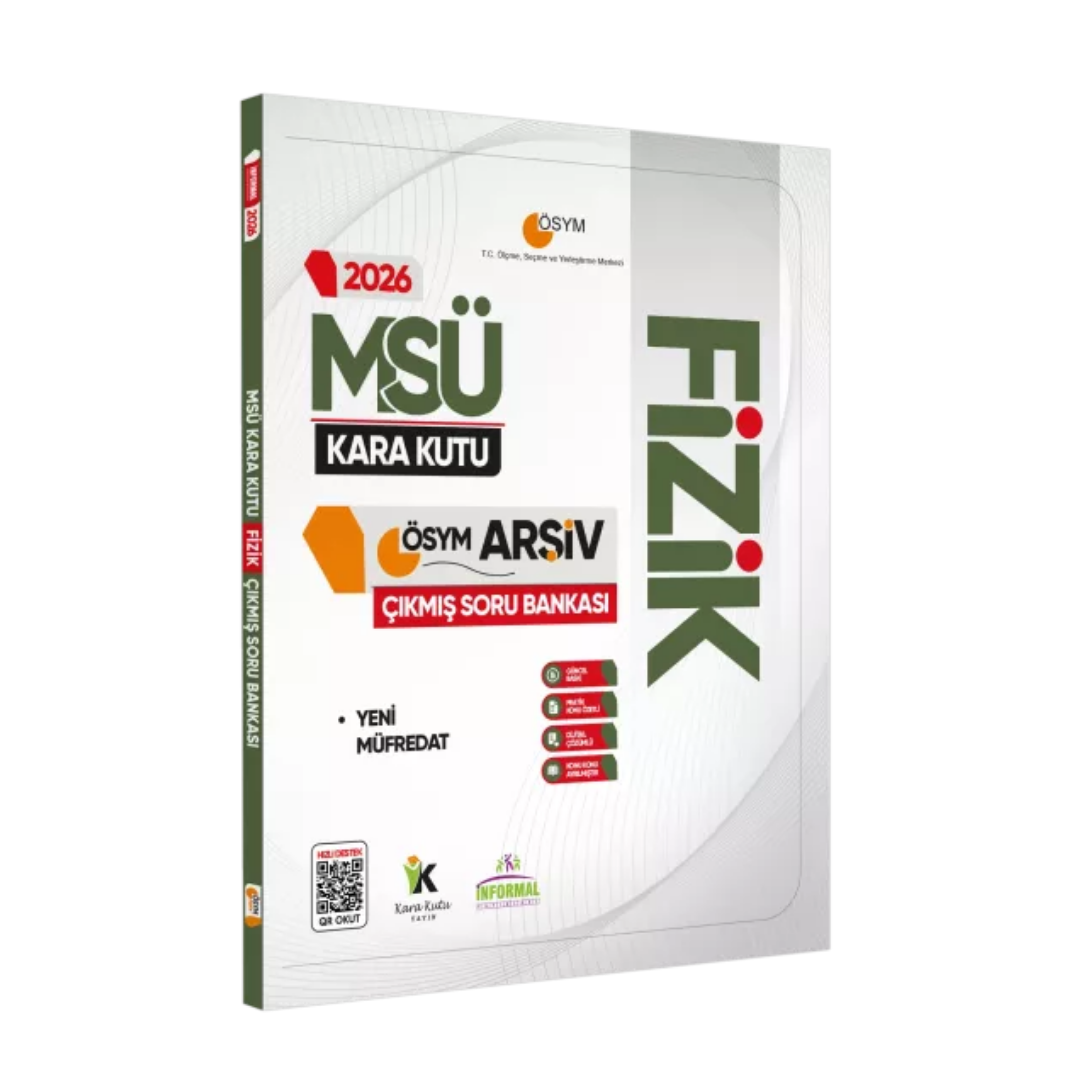 2026 MSÜ FİZİK Kara Kutu ÖSYM Çıkmış Soru Havuzu Bankası Konu Özetli Dijital Çözümlü İnformal Yayınları