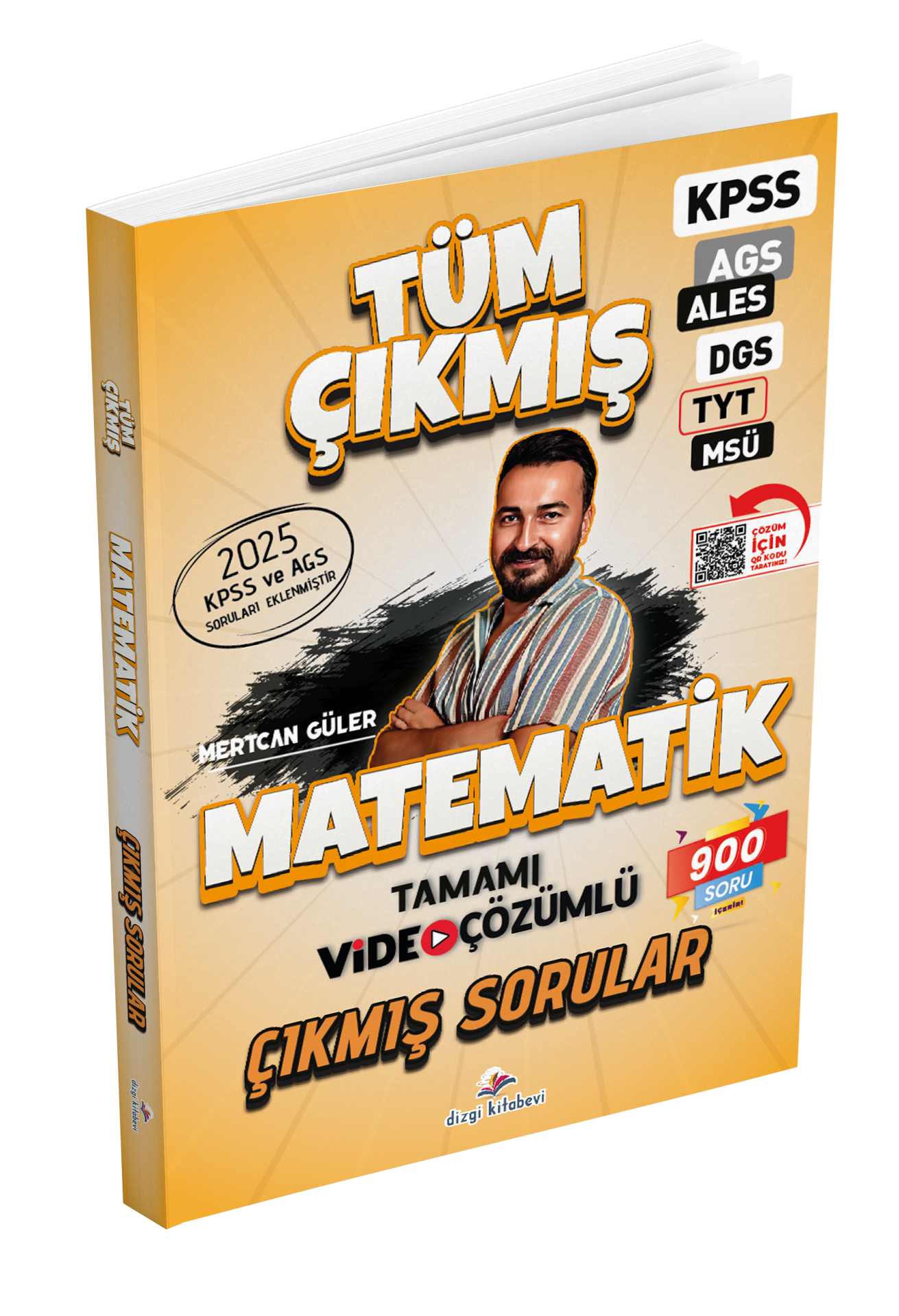 Dizgi Kitap 2026 Matematik Tüm Sınavlar Tamamı Video Çözümlü Çıkmış Sorular Mertcan Güler