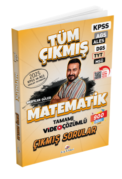 Dizgi Kitap 2026 Matematik Tüm Sınavlar Tamamı Video Çözümlü Çıkmış Sorular Mertcan Güler