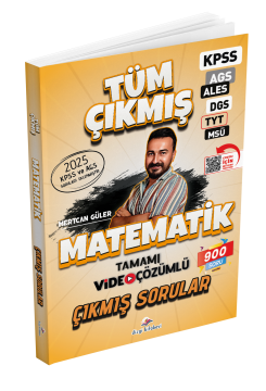 Dizgi Kitap 2026 Matematik Tüm Sınavlar Tamamı Video Çözümlü Çıkmış Sorular Mertcan Güler