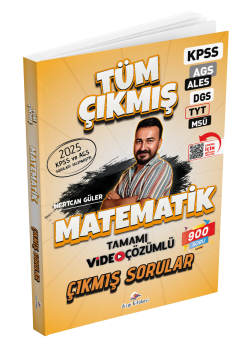 Dizgi Kitap 2026 Matematik Tüm Sınavlar Tamamı Video Çözümlü Çıkmış Sorular Mertcan Güler