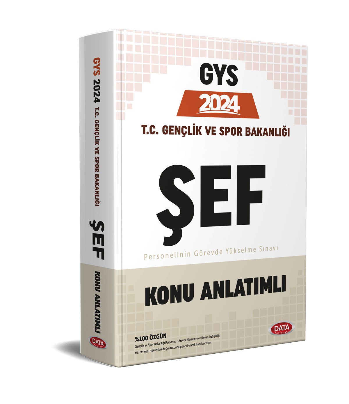 T.C GENÇLİK VE SPOR BAKANLIĞI ŞEF  KONU ANLATIMLI DATA YAYINLARI