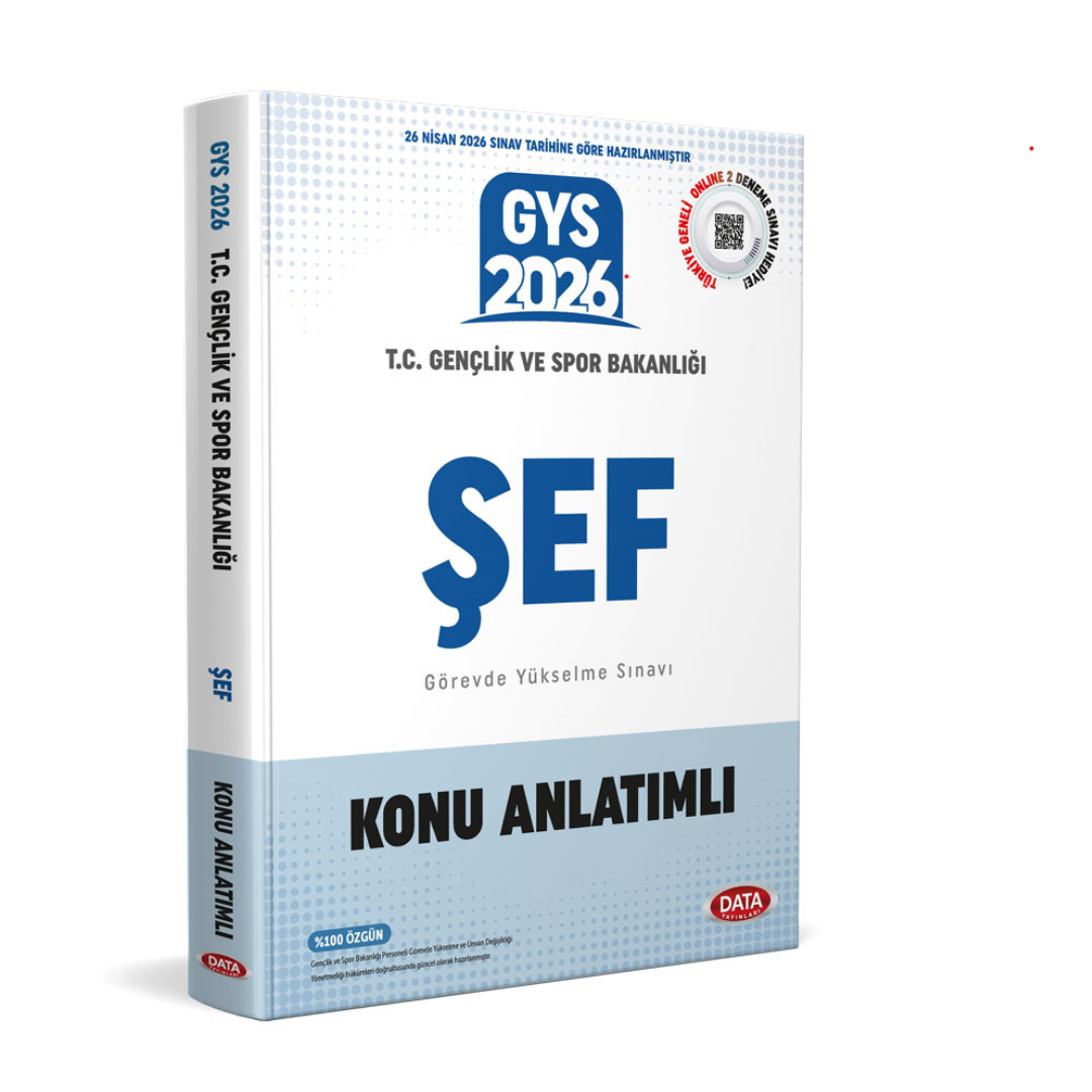 T.C. Gençlik ve Spor Bakanlığı Şef GYS Konu Anlatımlı Data Yayınları