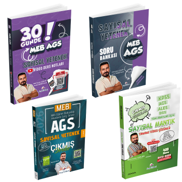 Dizgi Kitap 2026 MEB AGS Sayısal Yetenek Kazandıran 4'lü Set Mertcan Güler