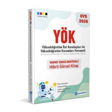 2026 GYS YÖK Yapay Zeka Destekli Hibrit Görsel Kitap GYS Akademi Yayınları