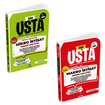 Dizgi Kitap Usta Makro-Mikro İktisat Konu Anlatımı Ve Konularına Göre Ayrılmış Tamamı Çözümlü Çıkmış Sınav Soruları-2024