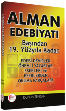 Pelikan Yayınları Alman Edebiyatı I - Başından 19.Yüzyıla