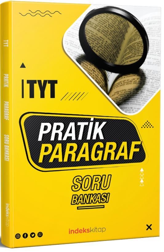 İndeks Kitap 2022 YKS TYT Pratik Paragraf Soru Bankası İndeks Kitap