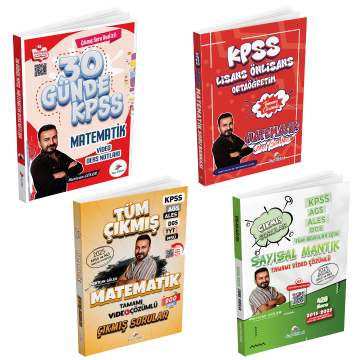 Dizgi Kitap 2026 KPSS Matematik Kazandıran 4'lü Set Mertcan Güler