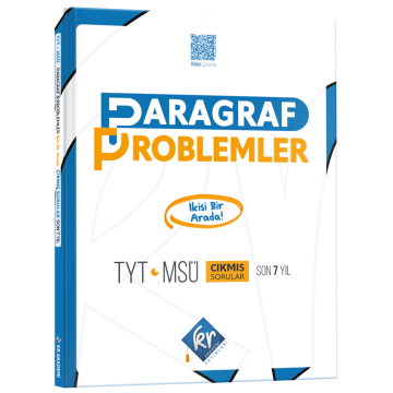 TYT-MSÜ Paragraf Problemler Son 7 Yıl Çıkmış Sorular Kr Akademi Yayınları