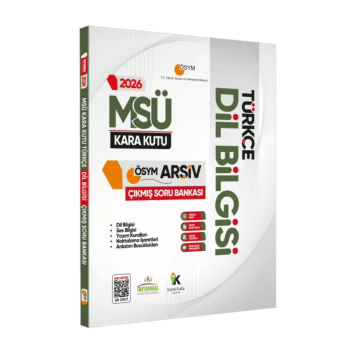 2026 MSÜ Türkçenin Kara Kutusu DİL BİLGİSİ ÖSYM Çıkmış Soru Bankası Dijital Çözümlü İnformal Yayınları