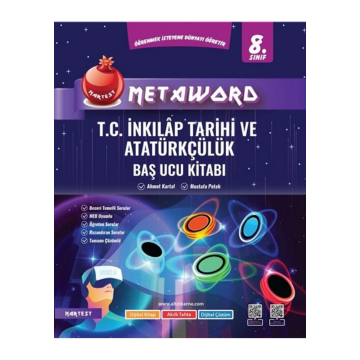 Nartest Yayınları 8. Sınıf Metaword T.C. İnkılap Tarihi ve Atatürkçülük Baş Ucu Kitabı