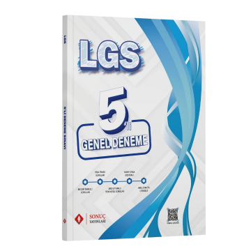 Sonuç Yayınları 8. Sınıf LGS Tüm Dersler 5'li Genel Deneme
