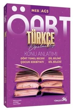 Türkçecim TV ÖABT MEB-AGS Türkçe Öğretmenliği Dört Temel Beceri, Çocuk Edebiyatı, Dil Bilimi, Dil Bilgisi Konu Anlatımı - Mehmet Uzun, Ali Özbek, Fatma Özbek Türkçecim TV Yayınları - İADESİZ