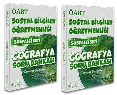 ÖABT Sosyal Bilgiler Öğretmenliği Coğrafya Soru Bankası Sosyalci Seti - Ahmet Çelen CBA Yayınları