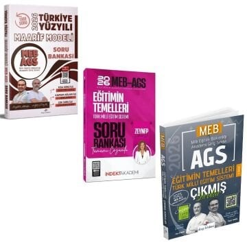 Dizgi Kitap 2026 MEB AGS Türkiye Yüzyılı Maarif Modeli Soru Bankası & Eğitimin Temelleri Türk Milli Eğitim Sistemi Soru Bankası İndeks Akademi ve Çıkmış Sorular Seti