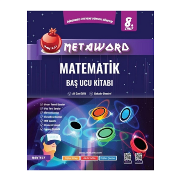 Nartest Yayınları 8. Sınıf Metaword Matematik Baş Ucu Kitabı